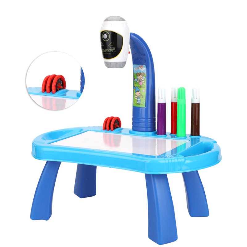 Educational Drawing Toys Set Painting Toy Projector Desk Tablet Learning
