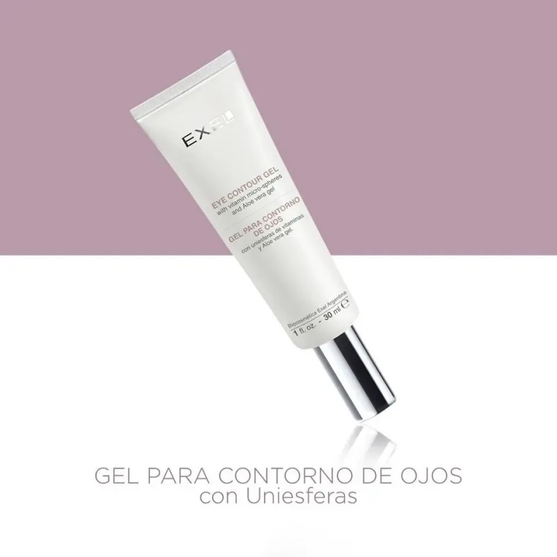 Gel Contorno de Ojos Exel Basics con Aloe Vera y