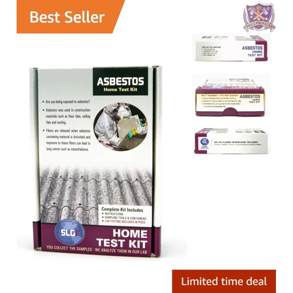 Unbranded Asbestos Kit 1 PK Sample Analysis Fast Lab Results