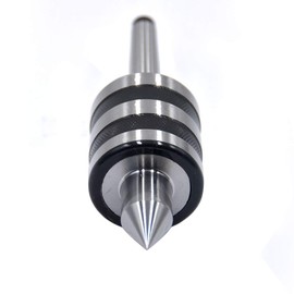 Oudtinx Live Center Morse Taper Triple Bearing MT1 & MT2 for High Speed Turning, CNC Working, MT1