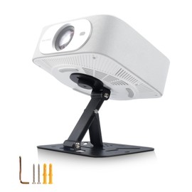 Salange 3-in-1 Projector Stand - Portable Projectors Desk,Wall and Ceiling Mount with 1/4-Inch Thread,Easy Setup with 180-Degree Adjustment,Compatibility with Most Projector for Home,Outdoor,Black