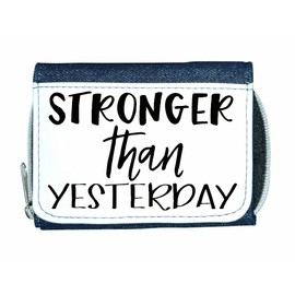 Stronger Than Yesterday [CM17PMR] Positive Statement Ladies Purse