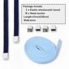 Stepace 2 Pairs of Elastic Shoelaces for Children and Adults,