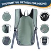 VHYBRIX 15L Hiking Backpack - Lightweight Small Packable Daypack Travel