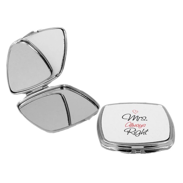 Sam Sandor - Mrs Always Right - Square Compact Mirror