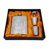30th Birthday Flask Gift Set - 7 oz Flask Engraved