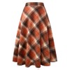 Plaid Skirts for Women 2024 High Waisted A Line Pleated