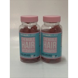 Hairburst 2x HairBurst Chewable Hair Vitamins Growth Support Gummies Strawberry 2/2026