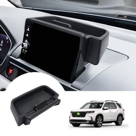 Autorder Center Console Dash Organizer for 2023-2026 Honda Pilot Accessories Dashboard Insert Tray with Cellphone Holder Storage Box with Anti-Slip Mat
