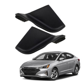 Bayyee Front LH+RH Cowl Extension Trim Windshield Wiper Side Corner Panel Fender Cover for Hyundai Elantra Sedan 2017 2018 2019 2020