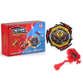 mlywd Bey Battling Tops Burst SuperKing, Bey Blade Launcher and Grip Battle Game Set Right Spin DB Layer System Gyro Toys Set Presentes para Crianças Meninos, B-180