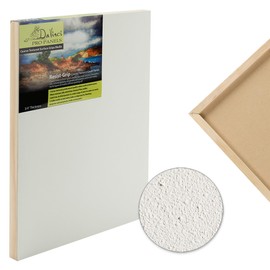 Da Vinci Pro Resist-Grip Coarse Textured Gesso Board, 3x9, 3/4" Depth Art Boards for Painting, White Acrylic Polymer with Quartz Sand, Warp-Resistant Cradled and Sealed MDF Panel