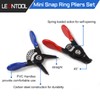 LEONTOOL 4 Pcs Mini Snap Ring Pliers Set, 3" Internal