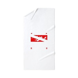 CafePress Scuba Diver It is Diving Season Scuba 30"x60" Absorbent Cotton Back, Soft Beach, Pool Towel