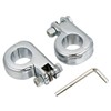 XFMT 1.25" Highway Foot Peg Mounting Kit Compatible with Harley
