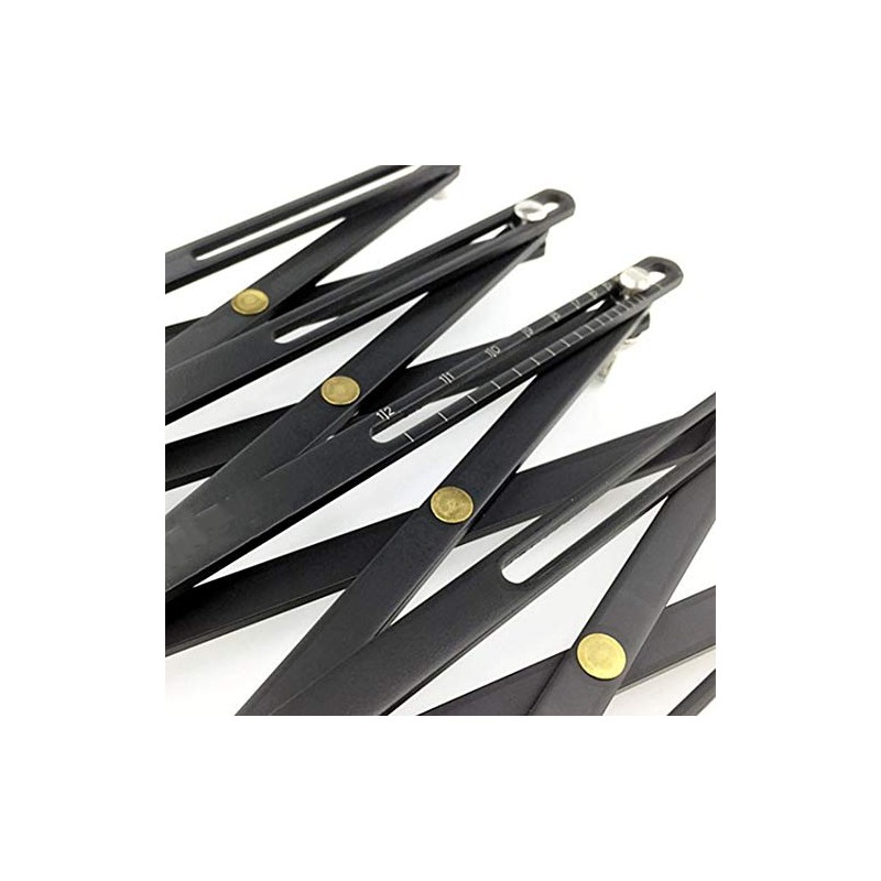 Adjustable Pastry Cutter, 5 Wheel Stainless Steel Dough Divider,Non-stick coating