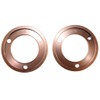 2pic Rose Gold Multi-Purpose Espresso Grinder, 64mm Flat Burrs for