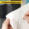 EONO PP Polypropylen Buildplate Sheets für PP-Filament (200x200mm), Langlebig, 20er
