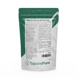 Saporepuro Psyllium Husks - 500 g - Plantago ovata - Low Carb