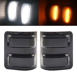 csslyzl Switchback LED Side Mirror Marker Lights Compatible with 2008-2016 Ford F250 F350 F450 F550 Super Duty Pickup