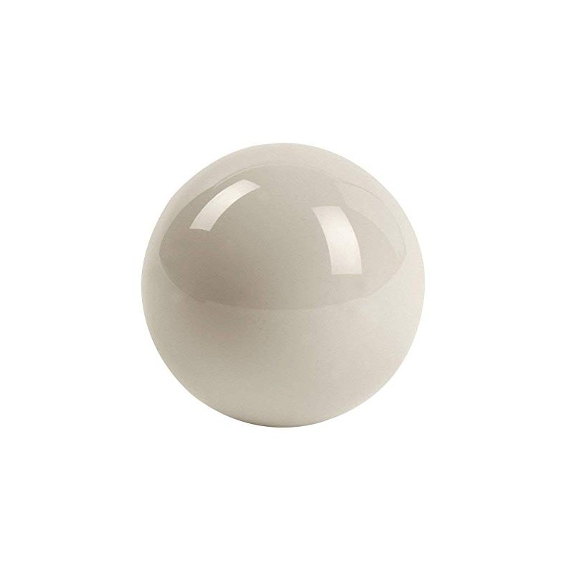 WHITE CUE BALL 1 7/8" STANDARD SIZE **