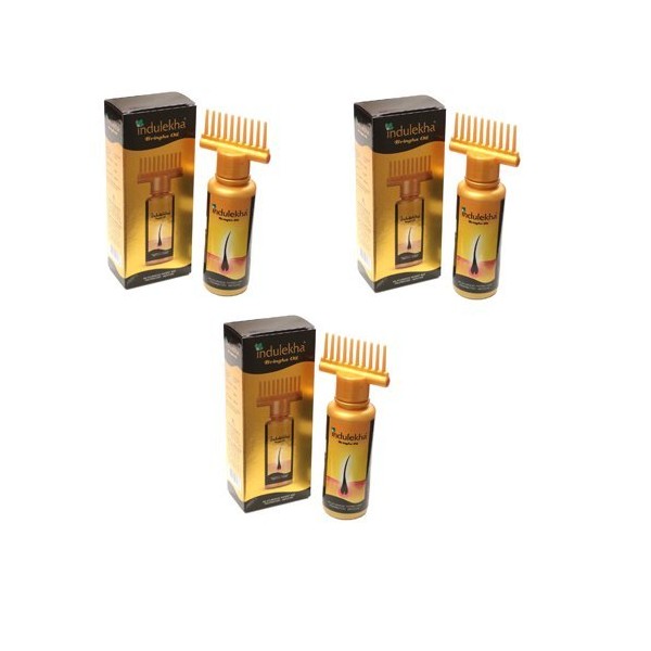 INDULEKHA 3 x Indulekha Bringha Complete Hair Care Oil 100ml