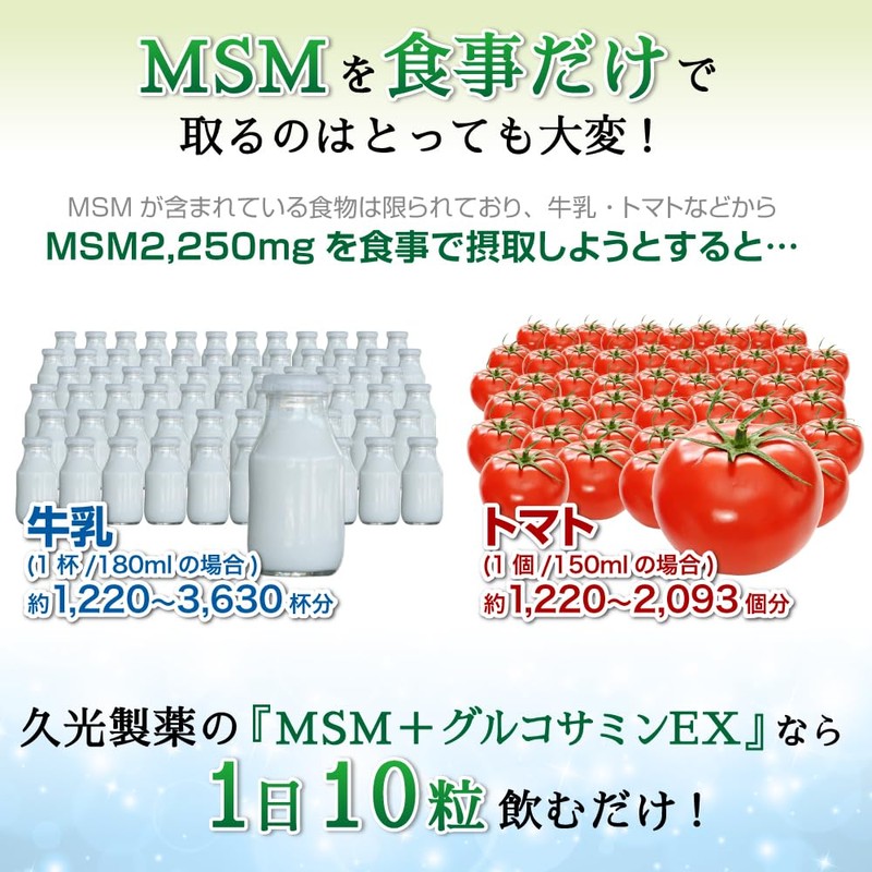 Hisakari MSM + Glucosamine EX
