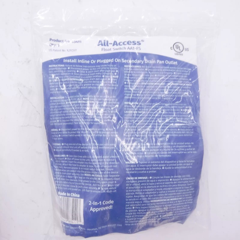 Rectorseal All-Access Condensate Cleanout w/Built-In Float Switch AA1-FS