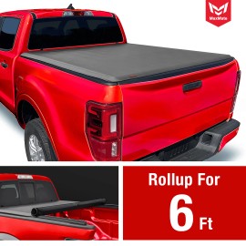 MaxMate Soft Roll-up Tonneau Cover for 2019-2023 Ford Ranger 6' Bed