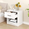 Giantex Night Stand with Drawer, Wood Modern End Table with