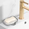 4 Pack Soap Holder Pad，Soap Holder for Kitchen & Bathroom，White
