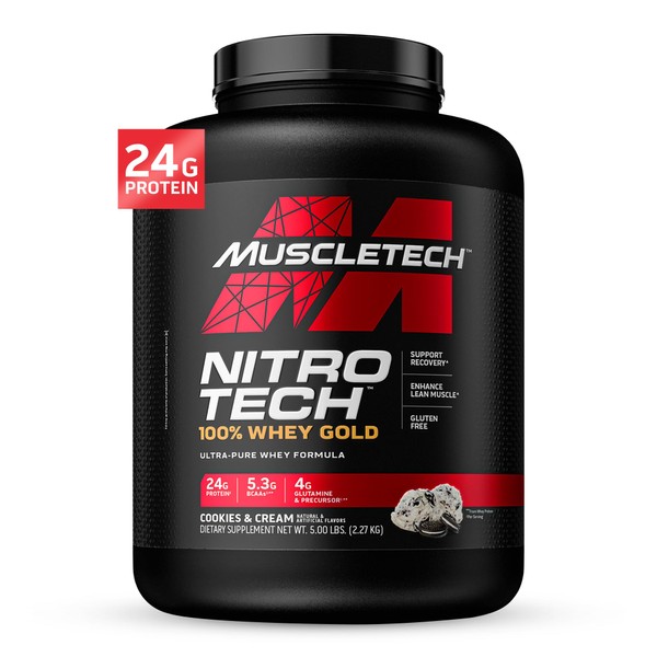 MuscleTech Muscletech Whey Protein Powder |MuscleTech Nitro-Tech Whey Gold Protein