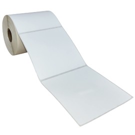 Premium Label Supply 4x4 Direct Thermal Shipping Labels - 375 Labels per Roll - 1'' Core - 20 Rolls (7500 Labels)