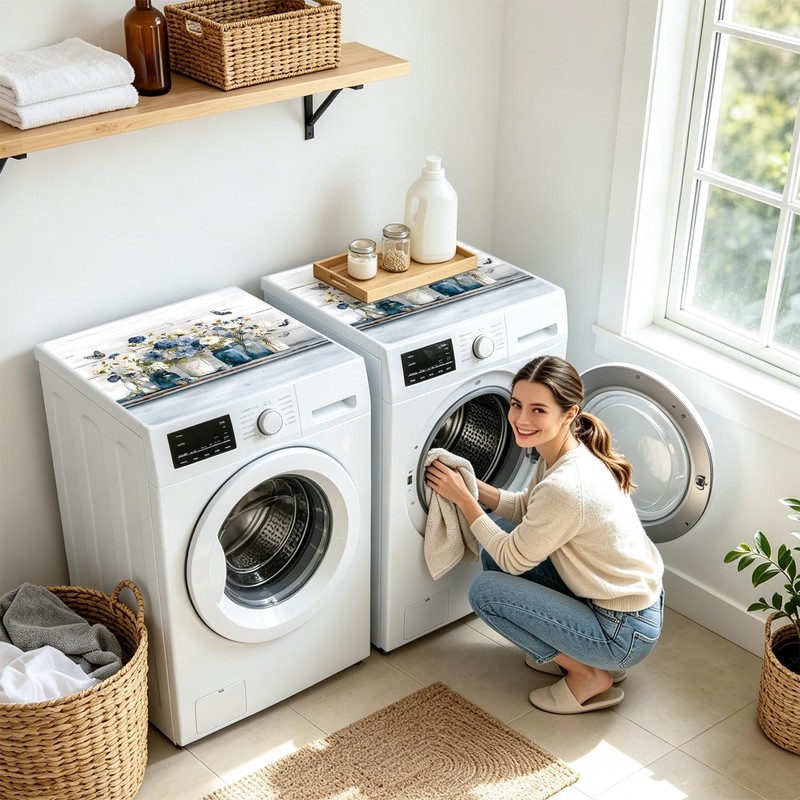 2 PCS Washer and Dryer Topper, Washer Dryer Countertop Protector