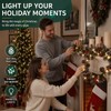 2M Christmas Garland with Lights Pine Berry Decoration for Indoor