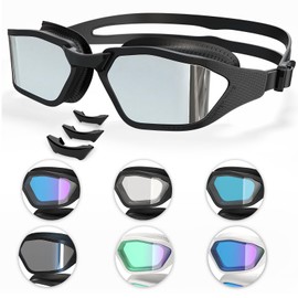 Whale Swimming Goggles,GE Nano MAX Anti-Fog Swim Goggles adult, Comfortable UV Protaction gogles for men women and youth