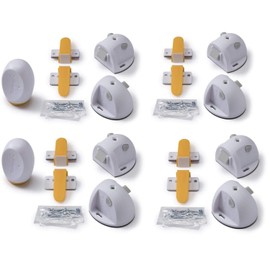Safety 1st Magnetic Child Safety Locks Set of 8 with 2 Keys Easy Installation