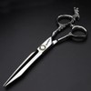 Silver 440c High Hardness Sharp Professional Hairdressing Scissors 6 Inch