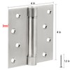 3 Pack Self-Closing Door Hinges 4 inch Spring Hinge 304