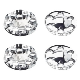 DewFlew 4Pcs Wheel Center Cap for 2001-02 Sequoia 2001-04 Tacoma 2000-04 Tundra Wheel Rim 190mm(7.46in) Chrome 6 Lug Hub Cap, Replacement 42603-0C30 Wheel Cover