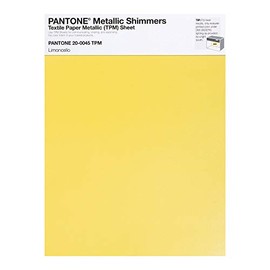 Pantone Metallic Shimmer TPM, 8.5x11 Inch Sheet, 20-0045 Limoncello