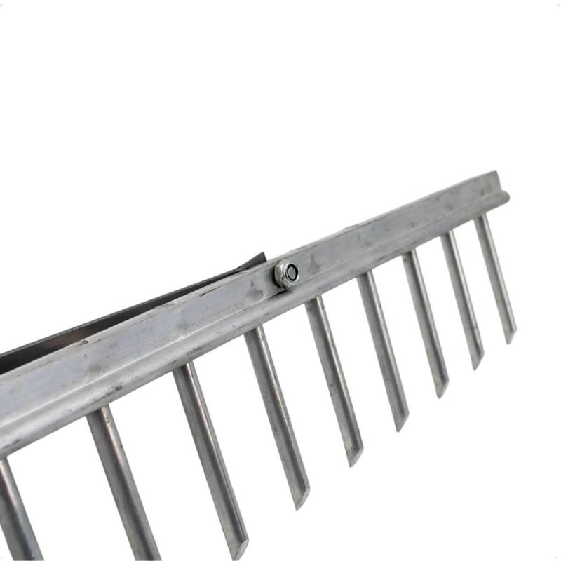 Rekord Aluminium Rake Lightweight with 16 Prongs Width 62 cm
