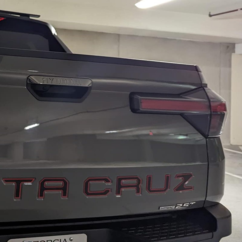 Tailgate Insert Letters Compatible with Santa Cruz 2022 2023 2024