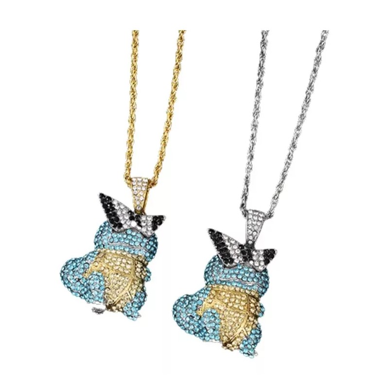 Alien Technology Collar Squirtle Pokemón Anime Fantasía Joyería Cadena Regalo