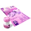 Frazada Ajolote Cobija Billete 50 Tela Polar 160x210cm Matrimonial