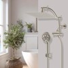 Hibbent All Metal cUPC Certified Shower Head, 8'' High Pressure