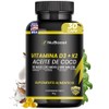 NuBoost Vitamina D3 + K2 con Aceite de Coco -