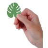 Sparkly Tropical Monstera Palm Leaf Paper Confetti, Green/Light Green Pack