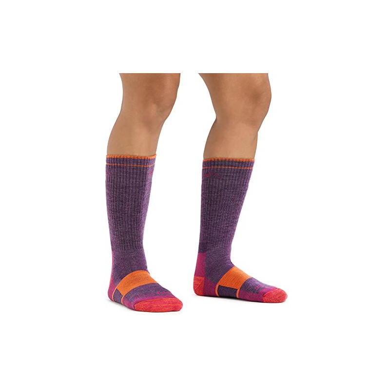 Darn Tough 19441907 Women's Boot Socks Cushion Plum Heather M
