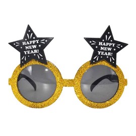 Soochat 2021 New Year Eveglasses Happy New Year Sunglasses Novelty Party Eyeglasses for New Year Party Favors Photo Booth Props Graduation Supplies